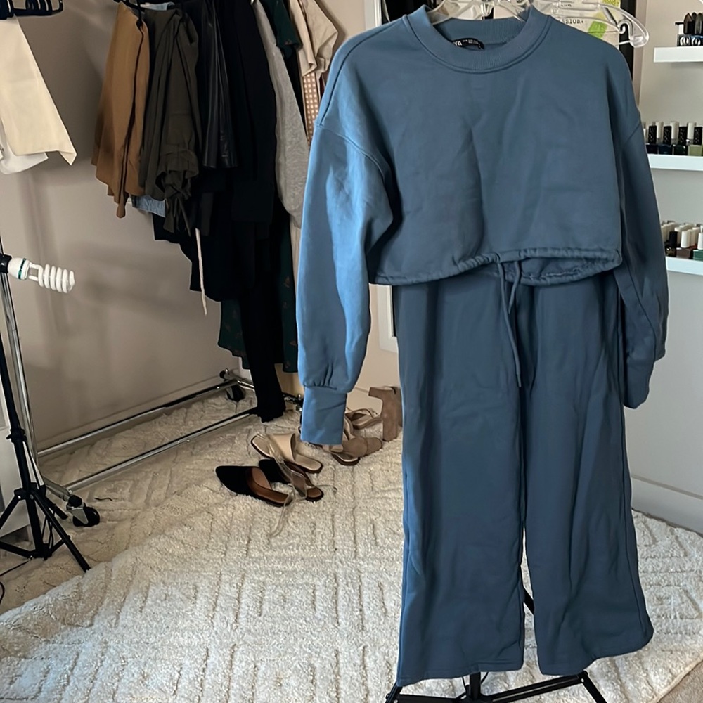 Zara blue matching set